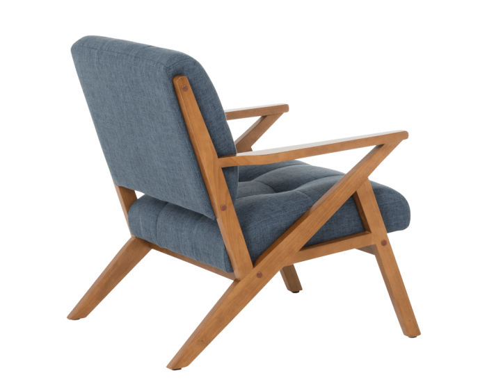 Кресло Sonata Lucas, Орех, Син, Дърво