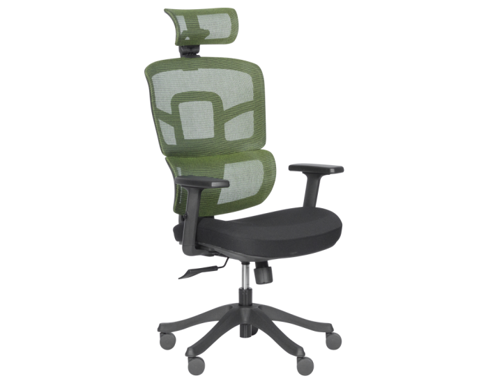 Ергономичен стол Sonata 7582 - зелен-черен