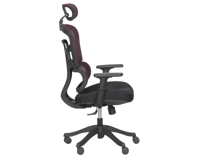 Ергономичен стол Sonata 7582 - червен-черен