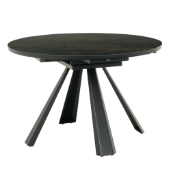 Разтегателна трапезна маса DOMINIK - черна Разтегателна трапезна маса DOMINIK - черна - Трапезни маси