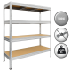 Метален стелаж MEGA 177x180x45 см, до 500 кг на рафт - цинк Метален стелаж MEGA 177x180x45 см, до 500 кг на рафт - цинк