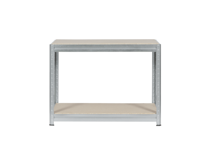 Метален стелаж MEGA 87x160x60 см, до 600 кг на рафт - цинк