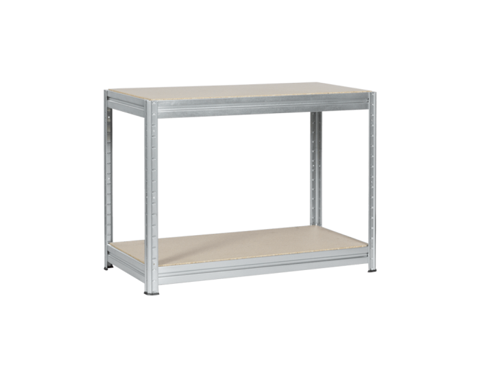 Метален стелаж MEGA 87x120x60 см, до 600 кг на рафт - цинк