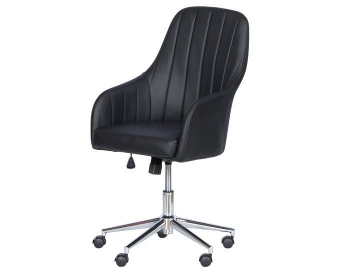 Офис кресло Sonata 2016 еко кожа - черен