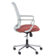 Работен офис стол Sonata 7063 - сив-червен