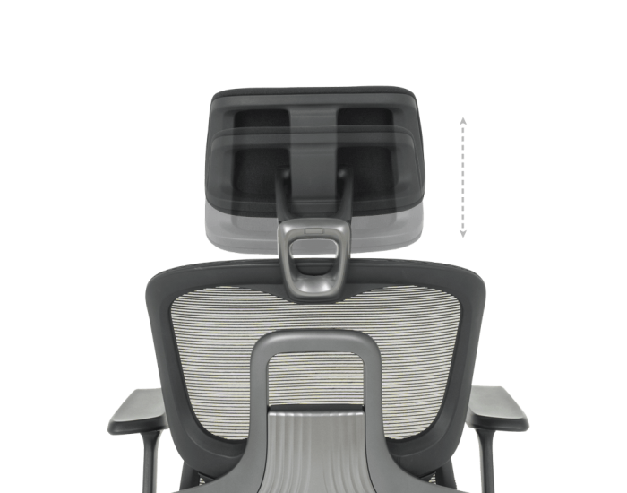 Ергономичен стол Sonata Metz, Черен, Люлеещ механизъм