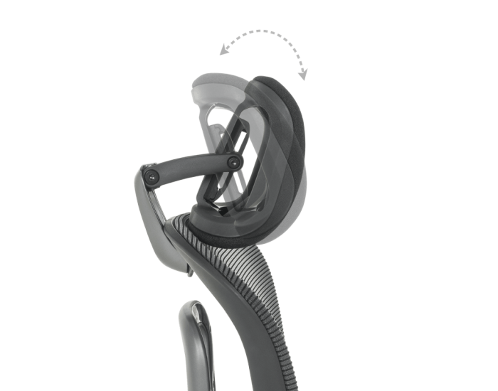 Ергономичен стол Sonata Metz, Черен, Люлеещ механизъм