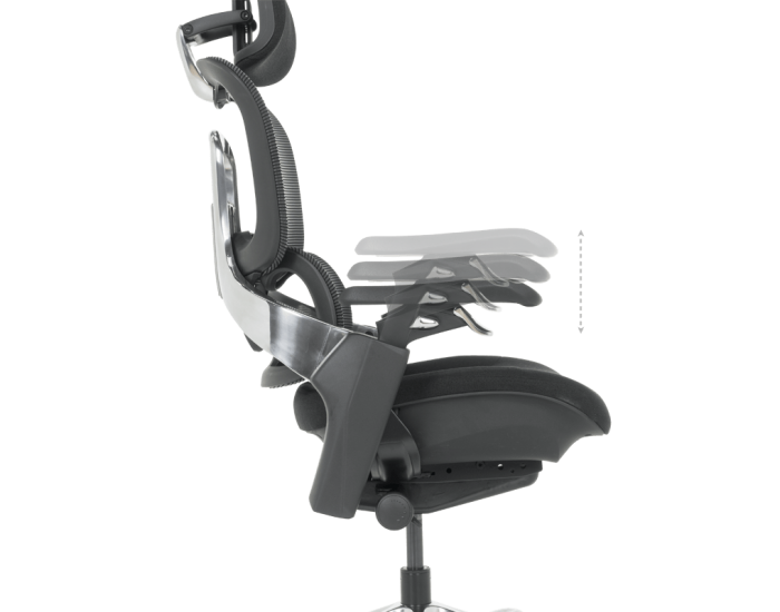 Ергономичен стол Sonata Dole, Черен, Функция люлеене