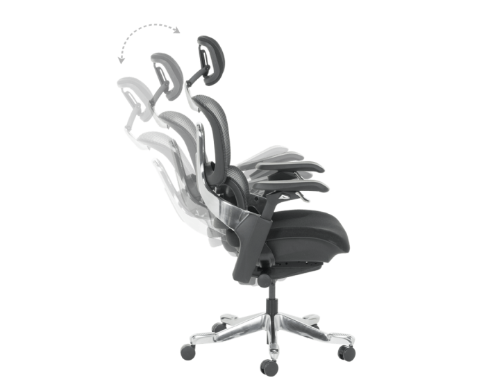 Ергономичен стол Sonata Dole, Черен, Функция люлеене