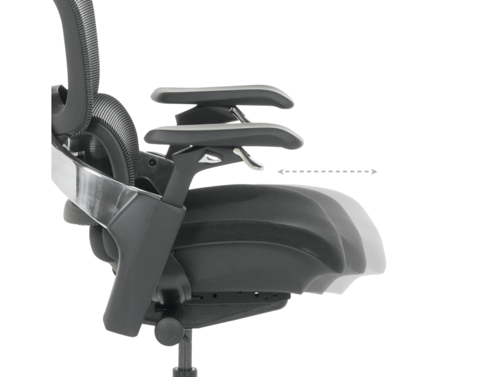 Ергономичен стол Sonata Dole, Черен, Функция люлеене