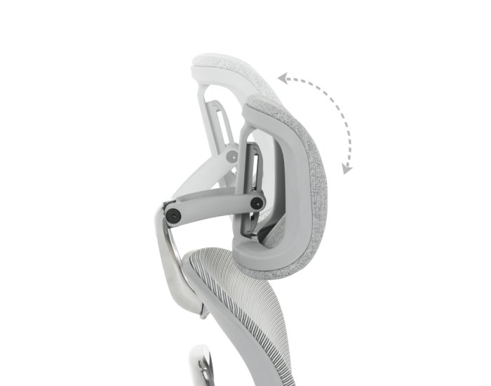 Ергономичен стол DOLE W - сив