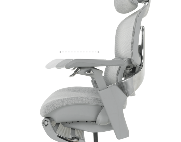 Ергономичен стол DOLE W - сив