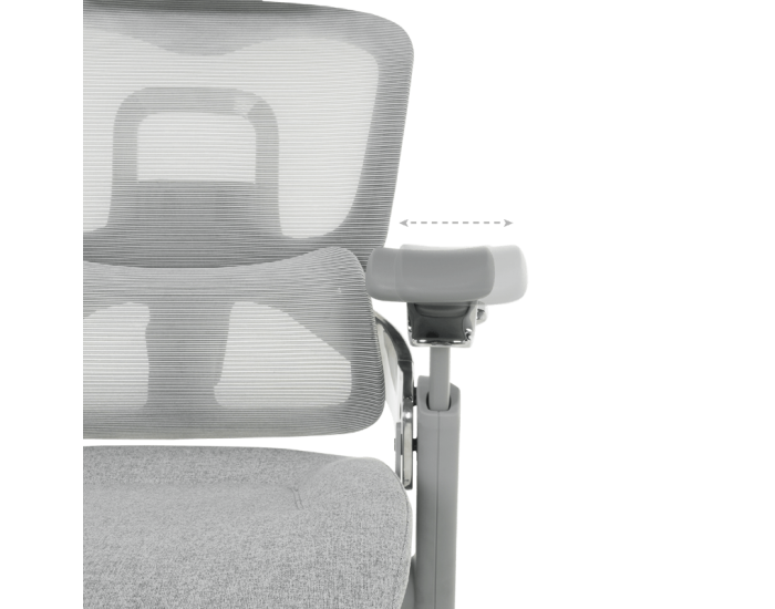 Ергономичен стол DOLE W - сив