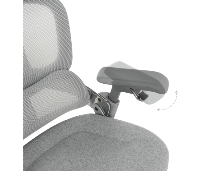 Ергономичен стол DOLE W - сив