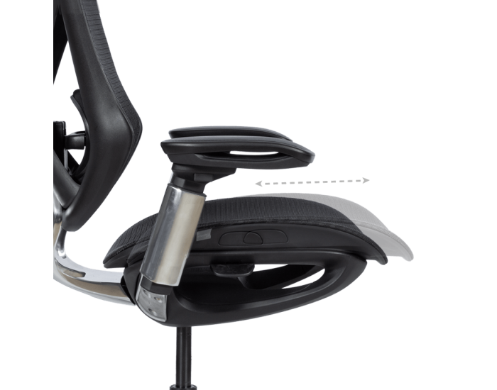 Ергономичен стол Sonata Mana, Черен,Множество функции