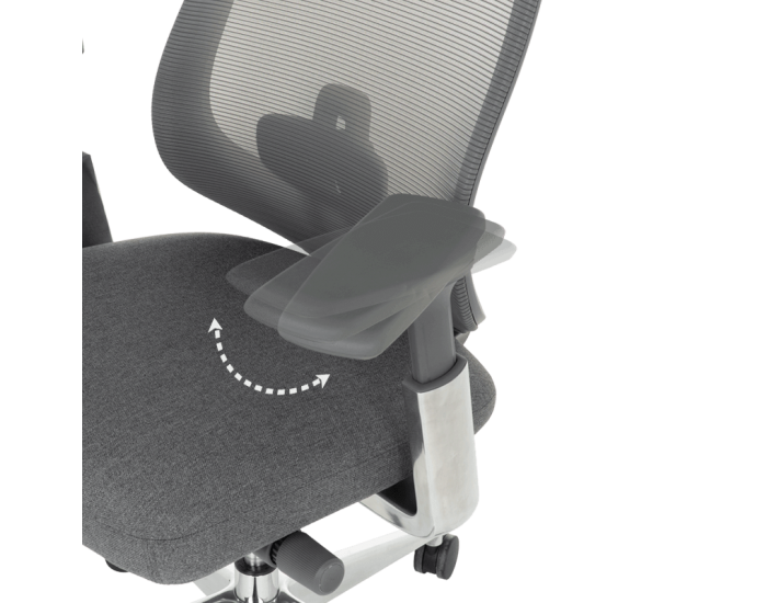 Ергономичен стол BADEN - сив