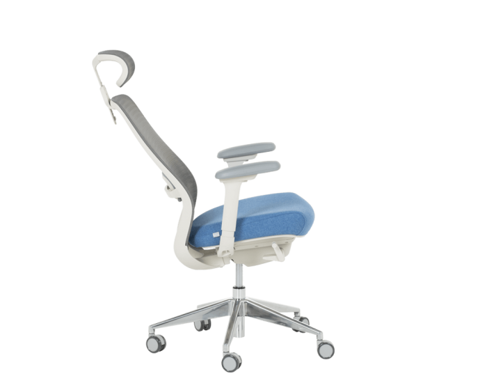 Ергономичен стол GLAND - син-сив