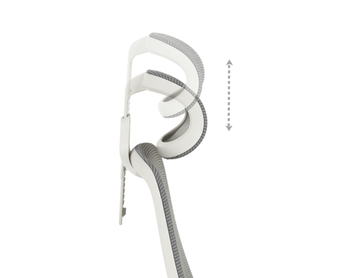 Ергономичен стол GLAND - син-сив