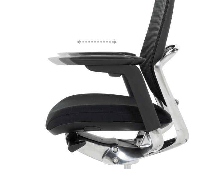 Ергономичен стол VAUD - черен