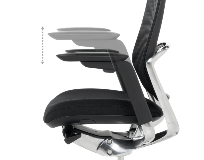 Ергономичен стол VAUD - черен