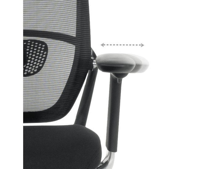 Ергономичен стол VAUD - черен