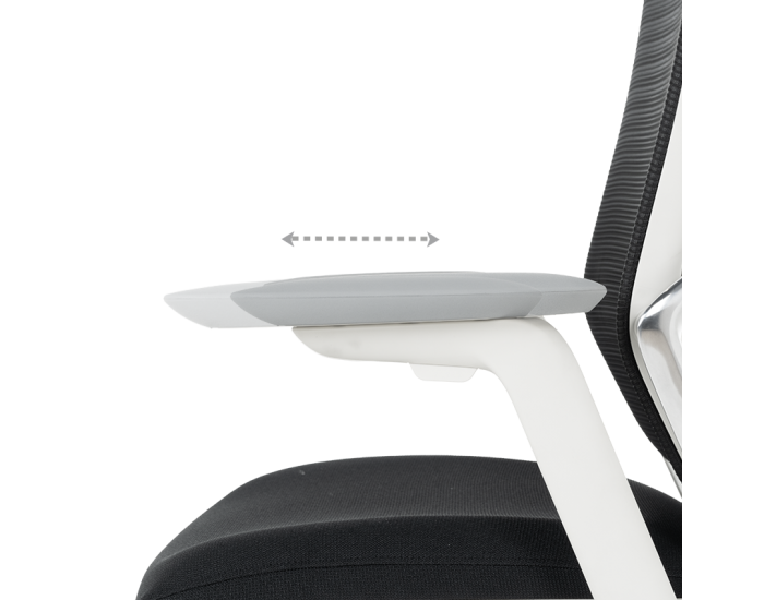 Ергономичен стол VAUD W - черен