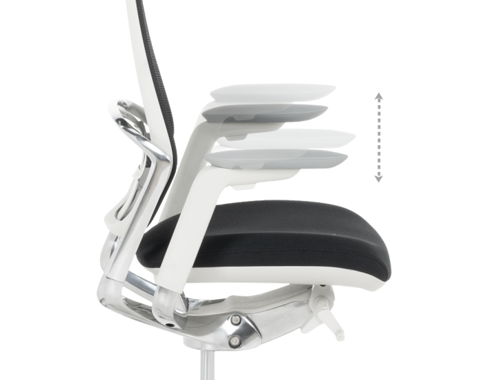 Ергономичен стол VAUD W - черен