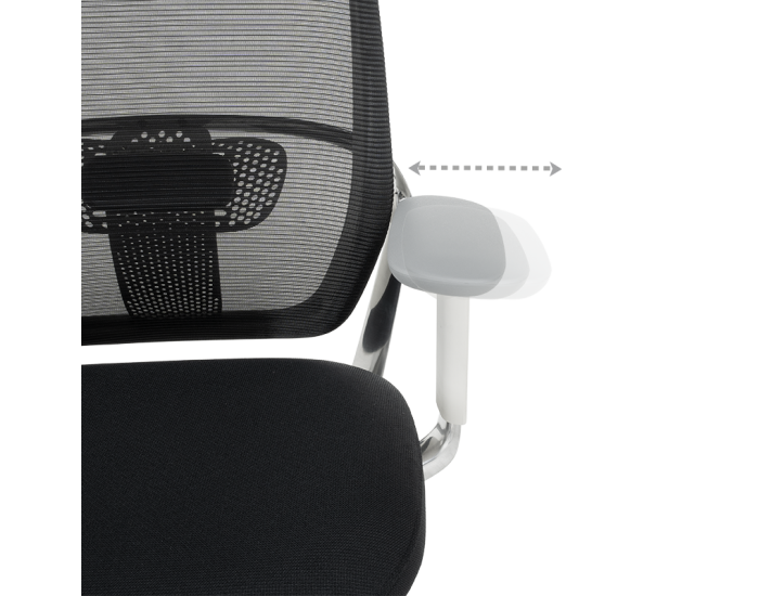 Ергономичен стол VAUD W - черен