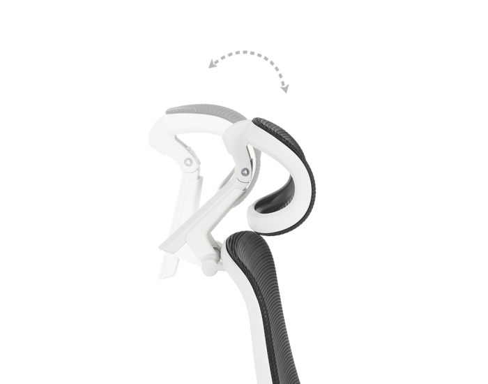 Ергономичен стол VAUD W - черен