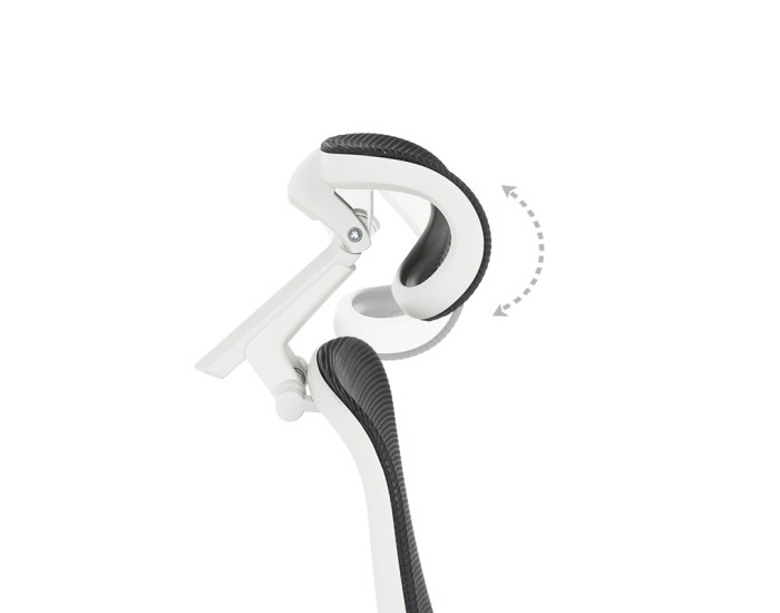 Ергономичен стол VAUD W - черен