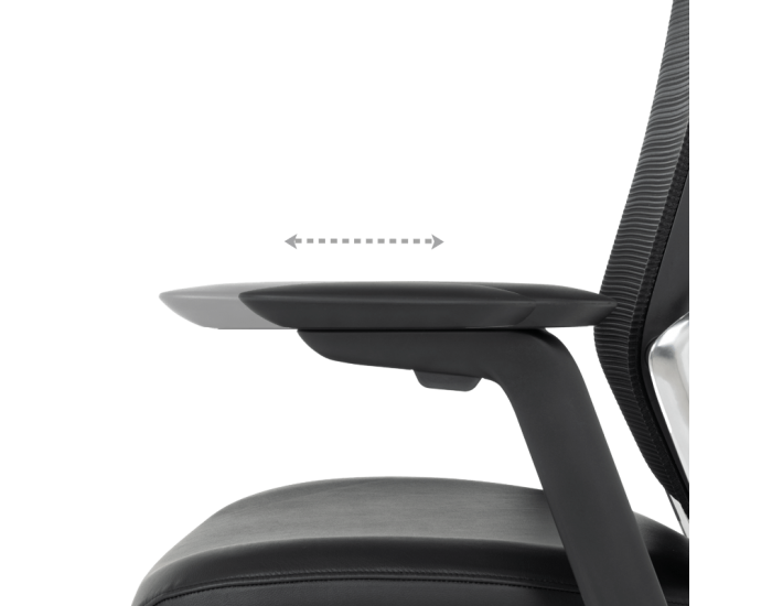 Ергономичен стол VAUD LUX - черен