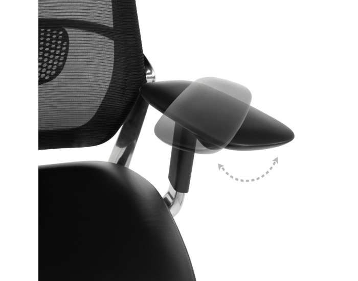 Ергономичен стол VAUD LUX - черен