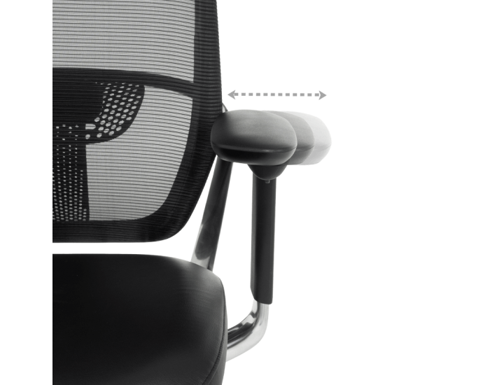 Ергономичен стол VAUD LUX - черен