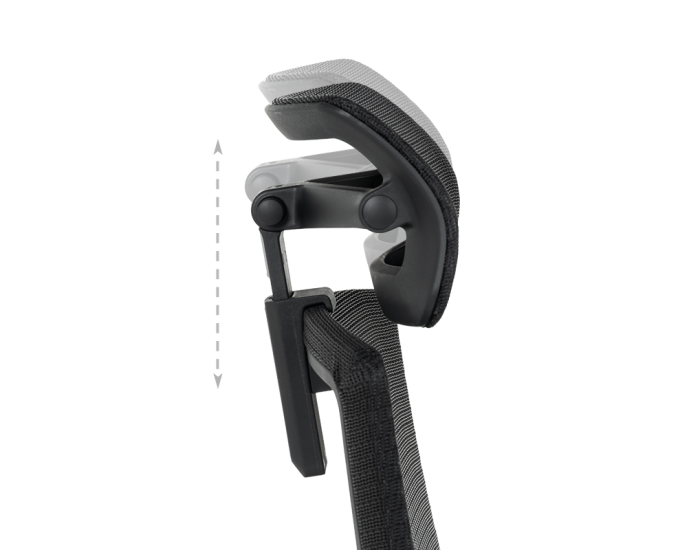 Ергономичен стол FRANCA - черен