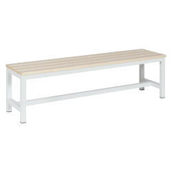 Пейка за съблекалня Sonata Blum, 150-1, 150x40.5x42.5 см, Бяла - Градински Дивани и Пейки