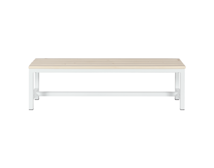 Пейка за съблекалня Sonata Blum, 150-1, 150x40.5x42.5 см, Бяла Пейка за съблекалня Sonata Blum, 150-1, 150x40.5x42.5 см, Бяла