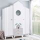Еднокрилен гардероб Sonata Bird House, Къщичка,  Височина 220 см
