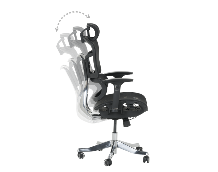 Ергономичен стол Sonata 7902 - черен