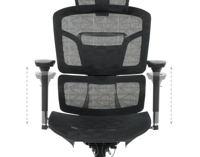 Ергономичен стол Sonata 7902 - черен