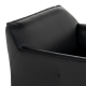 Кожен фотьойл Sonata Nexo Lux, Черен, Дължина 88 см