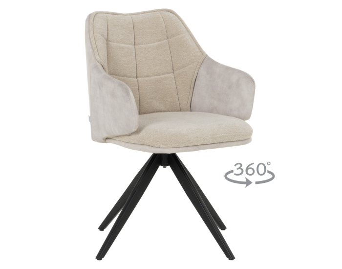 Трапезен стол BORDON - крем R 28