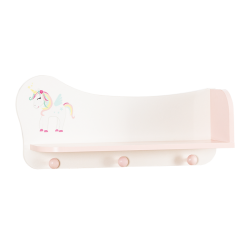 Етажерка за стена Sonata UNICORN, ПДЧ, Илюстриран  - Етажерки
