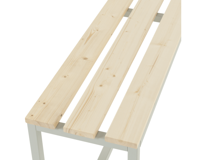 Пейка за съблекалня Sonata Blum, Сива,  Праховобоядисан метал