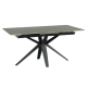 Разтегателна трапезна маса Sonata Zory, Сива, 160 - 200 см
