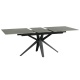 Разтегателна трапезна маса Sonata Zory, Сива, 160 - 200 см