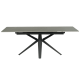 Разтегателна трапезна маса Sonata Zory, Сива, 160 - 200 см