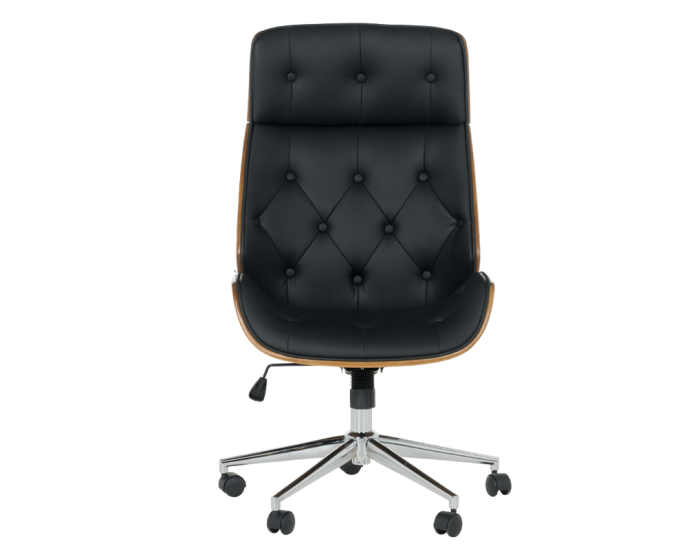 Офис кресло Sonata Blum 6407 - орех-черен