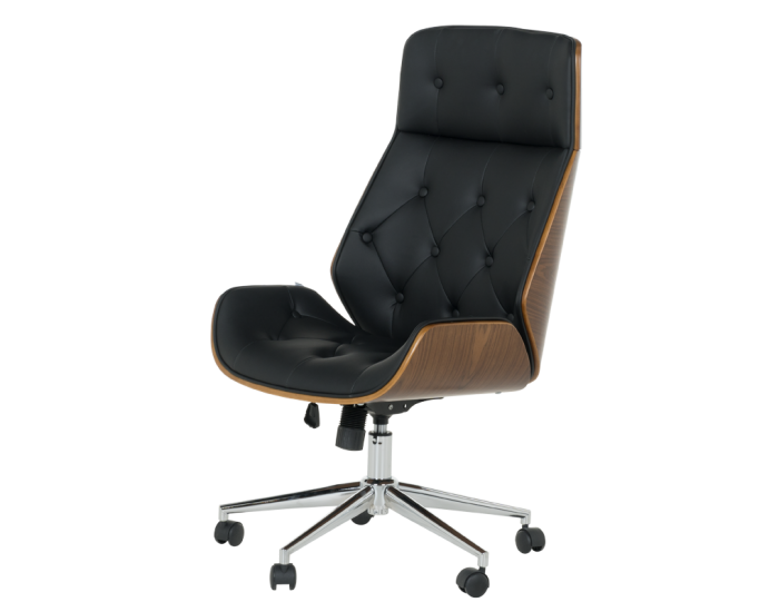 Офис кресло Sonata Blum 6407 - орех-черен