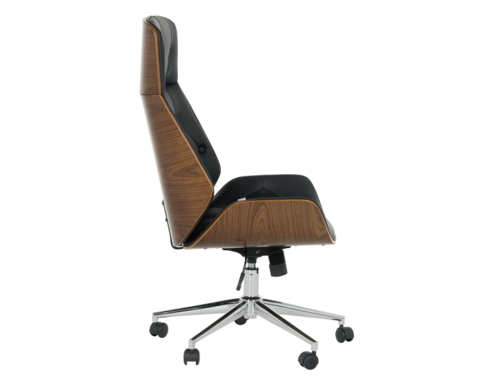 Офис кресло Sonata Blum 6407 - орех-черен