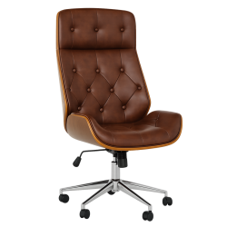 Офис кресло Sonata Blum 6407 - орех-искрящо кафяв - Офис столове